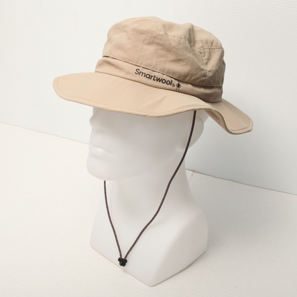 Smartwool Sun Hat Small / Medium Beige Chin Strap Boonie - Picture 1 of 10